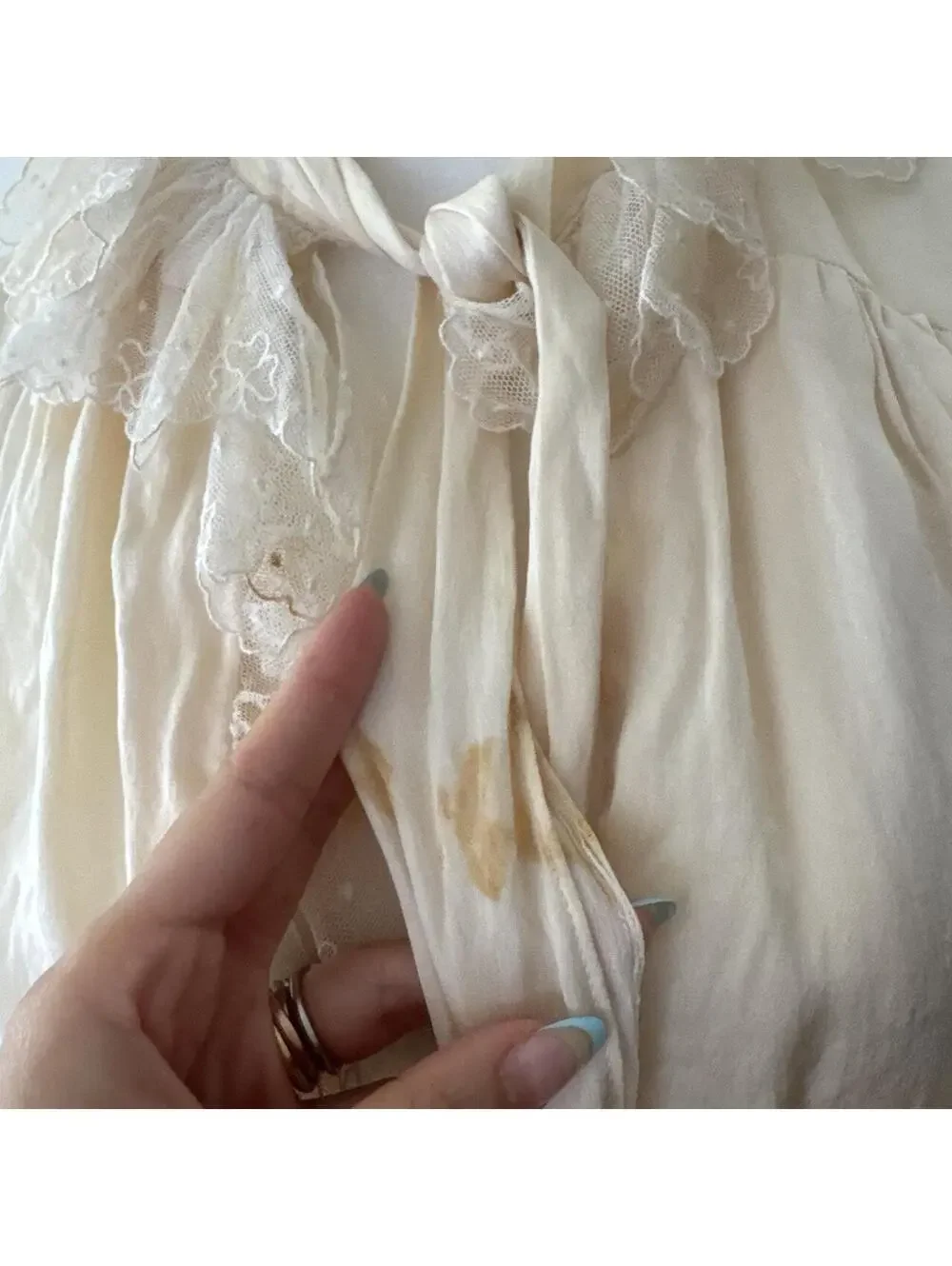Antique silk dressing gown